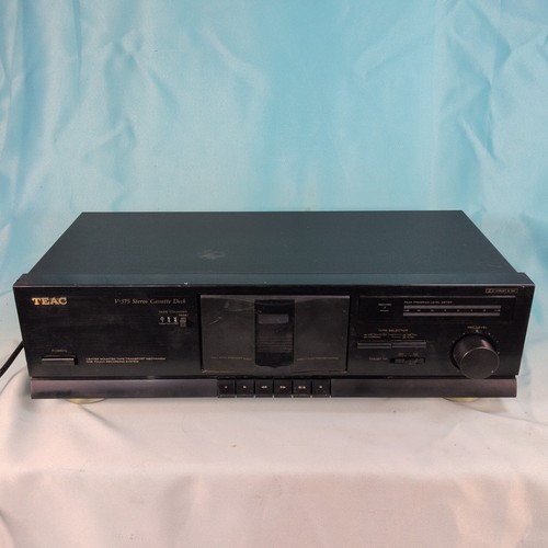 Teac 375 stereocassette deck - v-375,