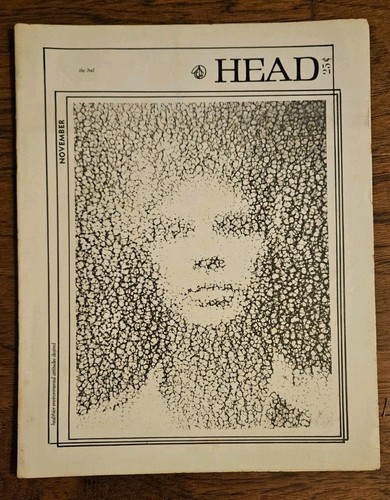 Vintage 1968 head - head, anarchist
