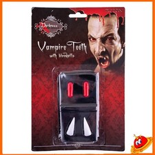 Denti canini Vampiro con sangue