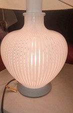 VENINI BY F.FABBIAN GREAT TABLE LAMP DOUBLE LIGHT 1960