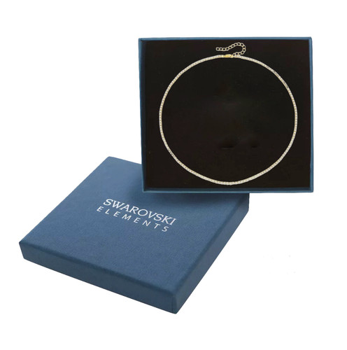 Collana tennis placcata oro - collana,
