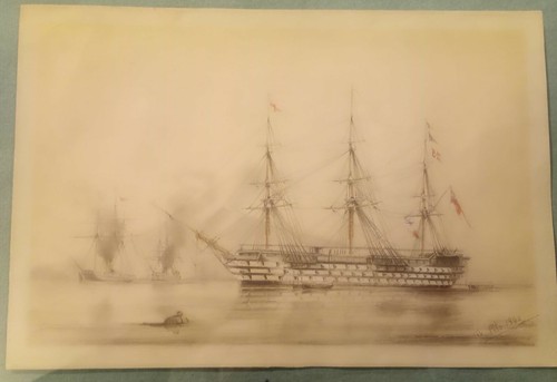 Disegno acquarellato epoca - disegno, d’epoca