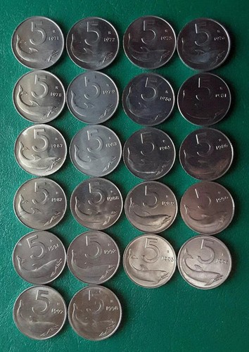 Lotto monete diverse da - 22,