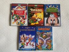 lotto Composto da 5 dvd Sul Natale Disney bambini