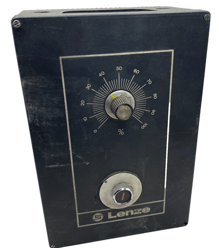 Vintage lenze motor - lenze, dc