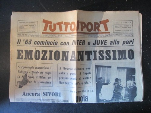 Tuttosport 1963 sivori inter - tuttosport,