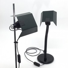 RARA COPPIA LAMPADE DA TERRA E