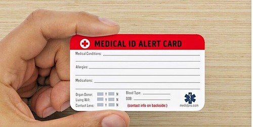 Tessera medica viaggio - medica, per