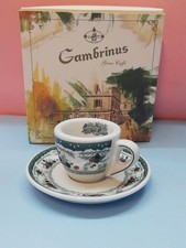 TAZZINA CAFFÈ GAMBRINUS NAPOLI ITALY TAZZA BAR ESPRESSO COFFEE CUPS NUOVA