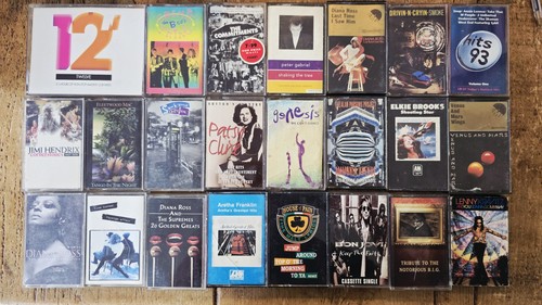 Vintage cassette tapes - x,