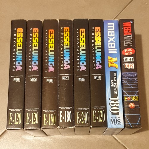 Lotto blocco stock - 8, vhs