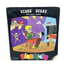 MUPI PROJECTOR DIAPOSITIVE VIDEO STORY PINOCCHIO SLIDES #JB