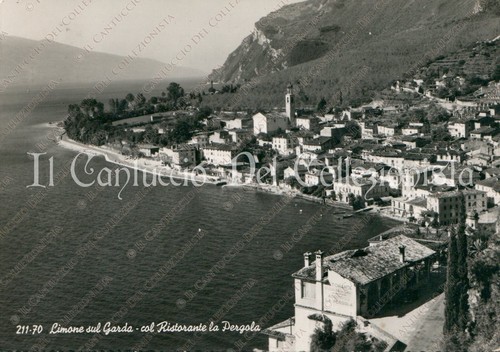1957 limone sul garda - limone, albergo
