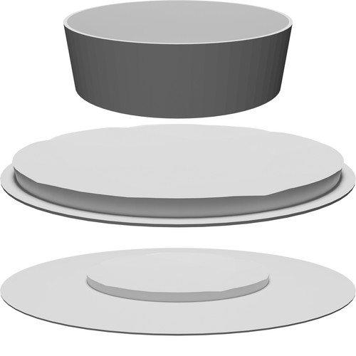 Base espositore per luce - base,