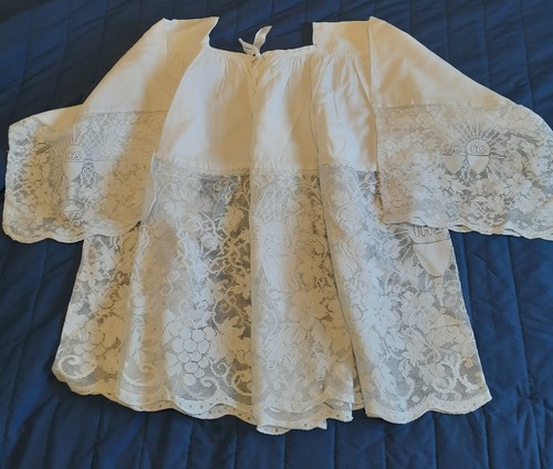 Cotta sacerdotale con pizzo - con,