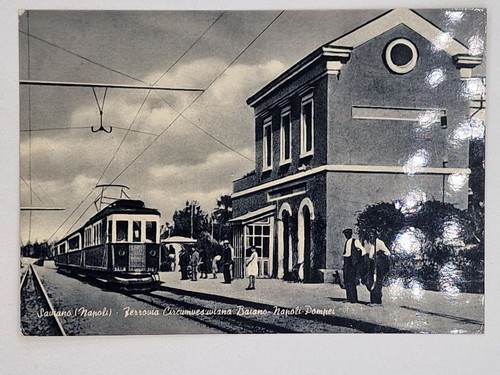 Vintage postcard saviano - vintage,