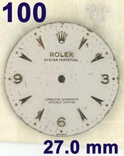 Quadrante per Rolex Oyster Perpetual vecchi modelli diametro 27,0 mm condizioni medie 