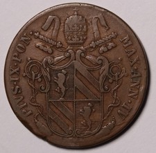 1849 R Vatican City Baiocco