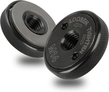 2 Pezzi Dado a Sgancio Rapido M14 Dado Flangia Smerigliatrice Serraggio Rapido -