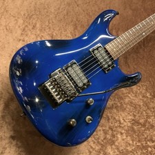 Chitarra elettrica Ibanez JS1000 Burnt Transparent Blue 2001