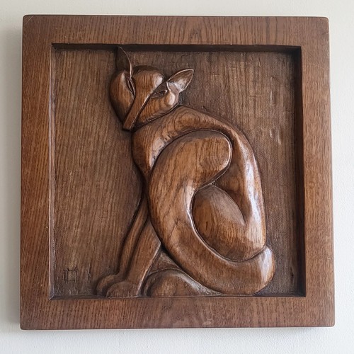 Quadro volpe cornice legno - quadro,