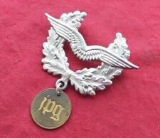 Spilla vintage da collezione Jean-Paul Gaultier in metallo argentato anni '80