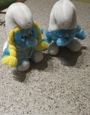 I Puffi set 2 peluche 1982