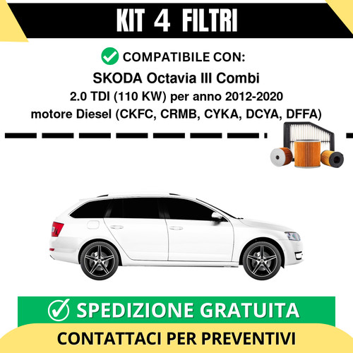 Kit filtri risparmio per - 4,