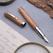 Omas - Paragon Wood Olive - Fountain pen - FP NIB F 18K