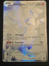 Pokémon TCG Reshiram BLW 113/114 Full Art Ita Nero e Bianco 2011