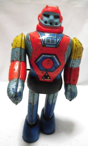 Bullmark tin wind toy ufo - bullmark,