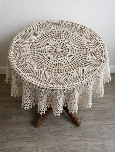 Tovaglia vintage fatta - a, mano