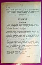REGIO DECRETO X ACCORDO &