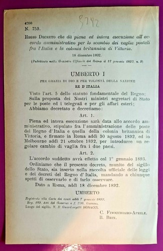 Regio decreto accordo - regio,