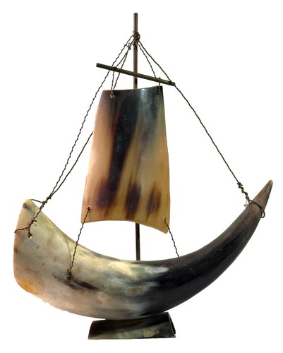 Antica barca vela corno - antica,