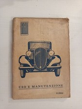 libretto uso e manutenzione