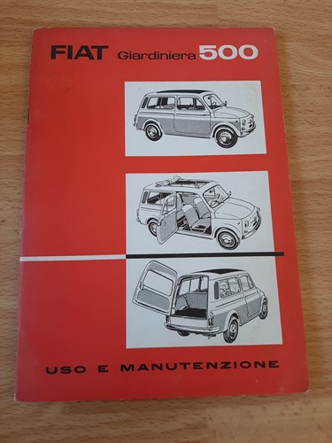 Fiat 500 giardiniera - fiat, uso