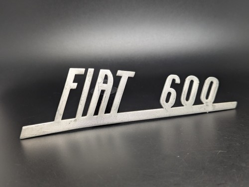 Fiat 600 logo metallo bomisa - 600,