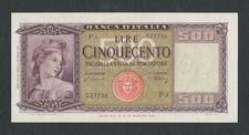 Italy Lire 500 FDS / UNC