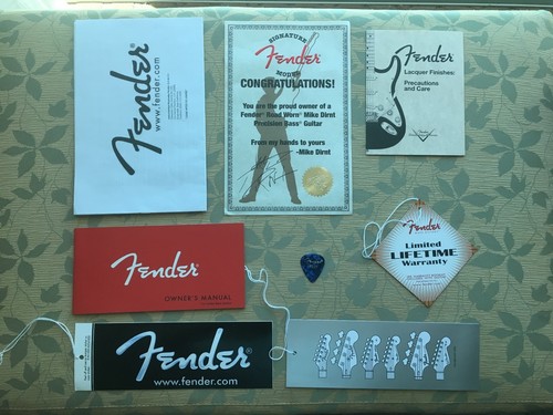 Fender case candy - case, mike