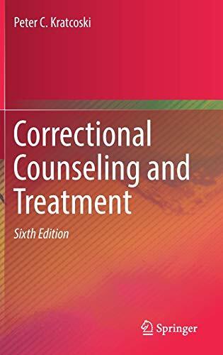 Correctional counseling and - correctional,