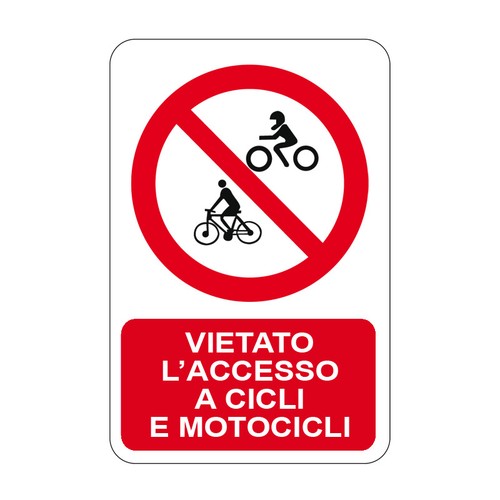 Cartello segnaletico vietato - cartello,