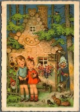Cartolina - Hansel e Gretel - FG - NV