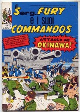 [932] SERGENTE FURY E I SUOI COMMANDOS ed. Le Maschere 1967 n. 10 stato Ottimo