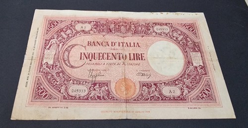 Rara cinquecento 500 lire - rara,