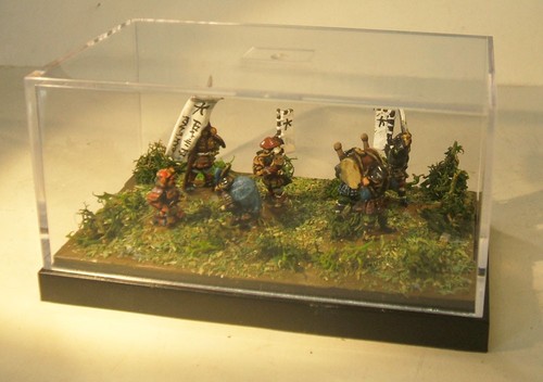 Mini diorama samurai - diorama,