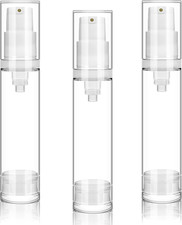 3 Flaconi Vuoti a Pompa, per