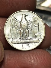 5 LIRE AQUILOTTO 1928 1*