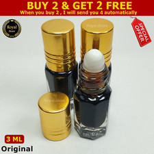 1x Olio profumato Black Musk 3ml Ruqya Islamic Dark Arabian مسك طهارة اسود