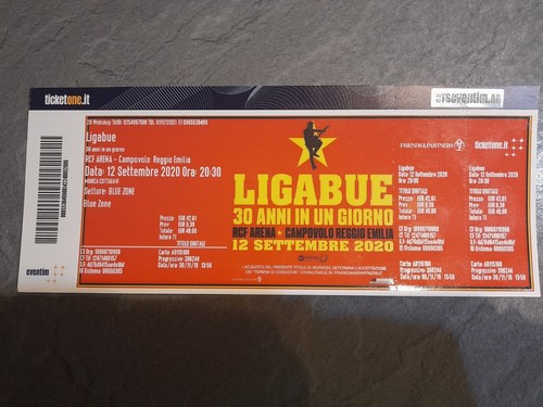 Biglietto concerto ligabue - biglietto,